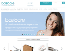 Tablet Screenshot of basicare.com.ar